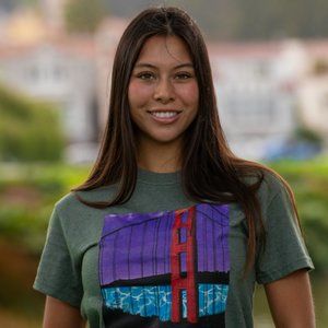 Purple Sunset Tee | Hypnotik Bay Area | Golden Gate Bridge | San Francisco